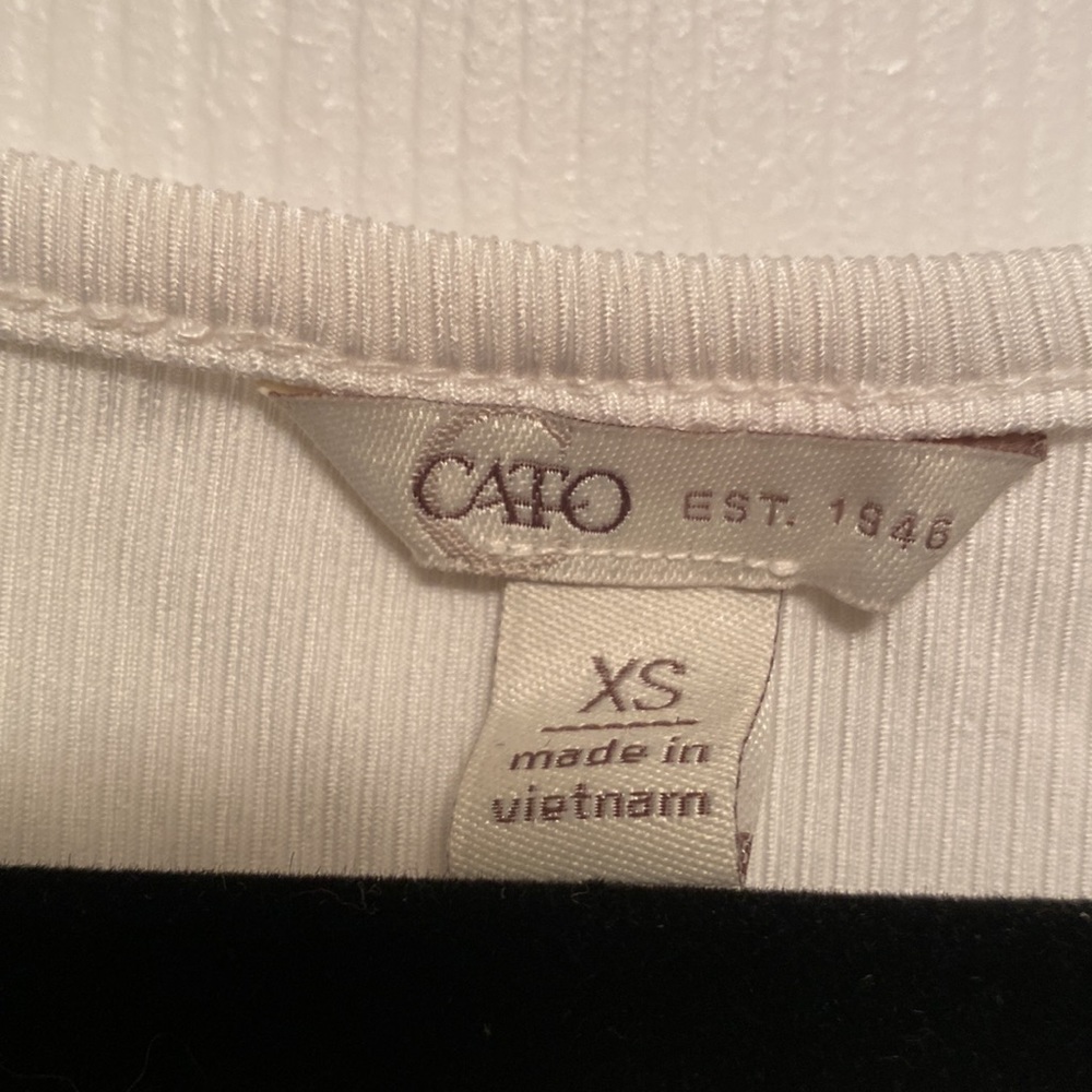 Brand New Cato Ivory Top…size XS - Picture 4 of 6